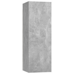 Berkfield 9 Piece Tv Cabinet Set Concrete Grey Engineered Wood - thumbnail 7