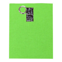 Homescapes Plain Green Cotton Eyelet Curtains 117 X 137 Cm - thumbnail 4