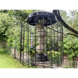 Mantraraj Heavy Duty Squirrel Proof Hanging Bird Feeder Wild Bird Feeding Garden Safe - thumbnail 4