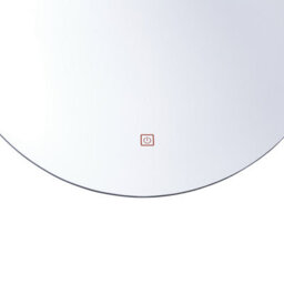 Beliani Led Bathroom Mirror Mazille 60 Cm 80 Cm Silver - thumbnail 7
