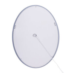 Beliani Led Bathroom Mirror Mazille 60 Cm 80 Cm Silver - thumbnail 5