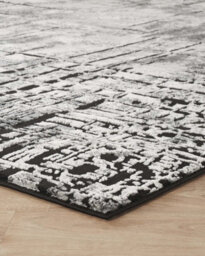 Belgravia Living Room Area Rug Metallic Sheen Modern Nexus Design Grey 160Cm X 230Cm - thumbnail 5