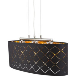 Luminosa Lighting Luminosa Clarke Bar Pendant Ceiling Light Nickel Matt 3X E27 - thumbnail 5