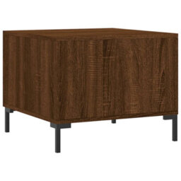 Berkfield Coffee Tables 2 Pcs Brown Oak 50X50X40 Cm Engineered Wood - thumbnail 9