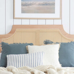 King Size Rattan Bed Frame Birlea Rhodes Oak 5Ft 150Cm Bedstead - thumbnail 3