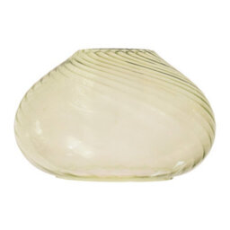 Valuelights Corinne Twill Spiral Bulbous Green Glass Easy Fit Lamp Shade With Bulb (D)31.5Cm - thumbnail 2