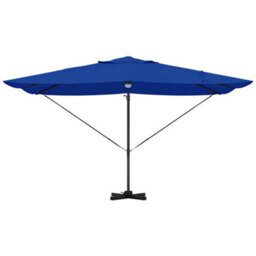 Berkfield Modern Cantilever Roma Parasol Blue, Black 352 X 251 X 265 Cm - thumbnail 6