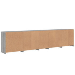 Berkfield Sideboard With Led Lights Grey Sonoma 283X37X67 Cm - thumbnail 9