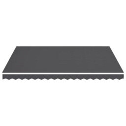Walplus Replacement Fabric For Awning Garden Sun Shade Canopy Gazebo For Back Door, Porch, Patio Anthracite 4.5X3.5 M - thumbnail 3
