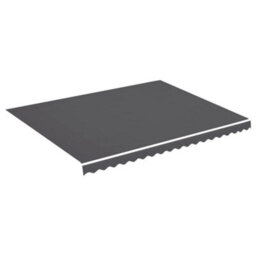 Walplus Replacement Fabric For Awning Garden Sun Shade Canopy Gazebo For Back Door, Porch, Patio Anthracite 4.5X3.5 M - thumbnail 2