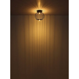 Luminosa Lighting Luminosa Galway 30Cm Globe Ceiling Light Matt Black Led 3000K - thumbnail 5