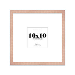 "10X10"" Bronze Picture Frame - 10X10"" Square Frame With 7X7"" Mount For 10X10""/7X7"" Pictures Art Deco Style Room Decor, 1 Pack"