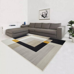 Oxford Homeware Printed Rug, Non-Slip Pets Friendly, Living Room Rugs And Bedroom Rugs, (Milo, 160X230Cm) - thumbnail 1