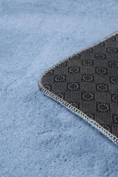 Ruglenza Home - Aria Bath Mat 2 Piece Set - 22 mm - Turquoise - 50 X 80 & 50 X 40 Cm - thumbnail 6