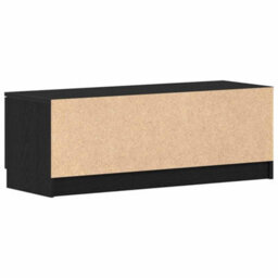 Berkfield Modern Tv Cabinet Black Oak 102X35X36,5 Cm Engineered Wood - thumbnail 8