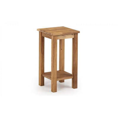 Ashfield Oiled Oak Tall Narrow Side Table - image 1