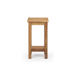 Ashfield Oiled Oak Tall Narrow Side Table - thumbnail 2