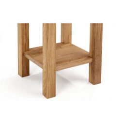 Ashfield Oiled Oak Tall Narrow Side Table - thumbnail 4