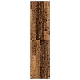 Berkfield Durable Wardrobe Old Wood 30X50X200 Cm Engineered Wood - thumbnail 5