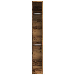 Berkfield Durable Wardrobe Old Wood 30X50X200 Cm Engineered Wood - thumbnail 4