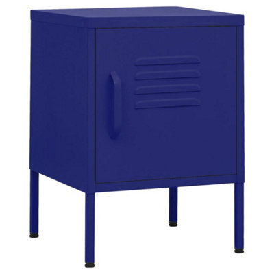 Berkfield Modern Nightstands 2 Pcs Navy Blue 35X35X51 Cm Steel - image 1