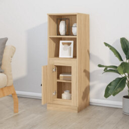 Berkfield Highboard Sonoma Oak 36X35.5X103.5 Cm Engineered Wood - thumbnail 3