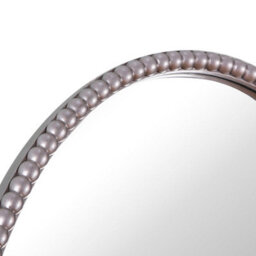 Amalfi - Oval Wall Mirror  60X80Cm Vintage Silver Framed Mirror - thumbnail 5