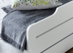 Rest Relax Cosmic White Guest Bed With Trundle 3Ft - Single - thumbnail 4