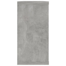Berkfield Wall Cube Shelf 2 Pcs Concrete Grey 100X15X30 Cm Engineered Wood - thumbnail 8