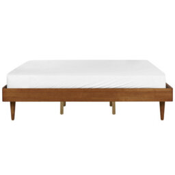 Beliani Bed Toucy 180 X 200 Cm (Eu Super King) Brown Ash Wood - thumbnail 4