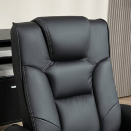 Homcom Reclining Armchair With Footstool And Adjustable Backrest, Black - thumbnail 8