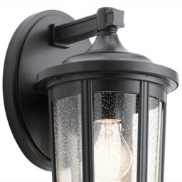 Luminosa Lighting Luminosa Kichler Fairfield Outdoor Wall Lantern Black, Ip44 - thumbnail 3