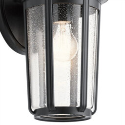 Luminosa Lighting Luminosa Kichler Fairfield Outdoor Wall Lantern Black, Ip44 - thumbnail 2