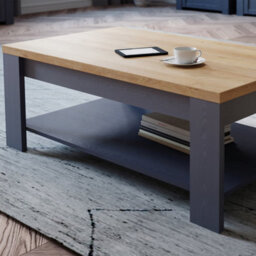Furniture To Go Bohol Coffee Table In Riviera Oak/navy - thumbnail 5