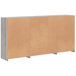 Berkfield Sideboard With Led Lights Grey Sonoma 202X37X100 Cm - thumbnail 8