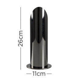 Valuelights Modern Black Chrome Table Floor Standing Uplighter Wall Wash Lamp - thumbnail 8