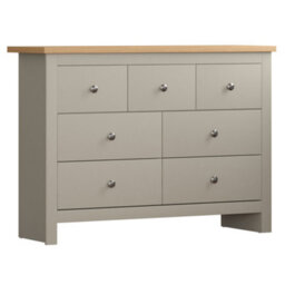 Lassic Vida Designs Arlington Grey 4+3 Drawer Chest (H)810mm (W)1115mm (D)350mm - thumbnail 7