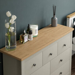 Lassic Vida Designs Arlington Grey 4+3 Drawer Chest (H)810mm (W)1115mm (D)350mm - thumbnail 6