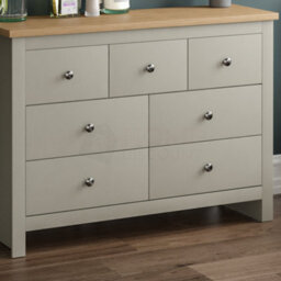 Lassic Vida Designs Arlington Grey 4+3 Drawer Chest (H)810mm (W)1115mm (D)350mm - thumbnail 5