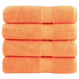 Berkfield Premium Bath Towels Solund 4 Pcs 100X150 Cm 600 Gsm - thumbnail 1