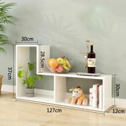 Modern Bookcase Rack Display Storage Home Office Study - thumbnail 2