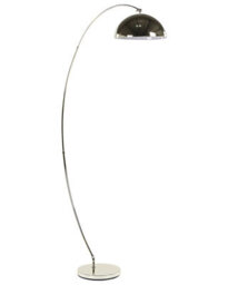 Beliani Aura Arc Floor Lamp 188Cm Gold Arc With Chrome Leg - - thumbnail 2