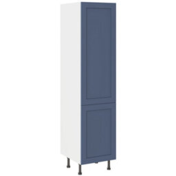 Kitchen Kit Shaker Ultramatt 500 Larder Cabinet Flatpack - Alby Blue - thumbnail 1