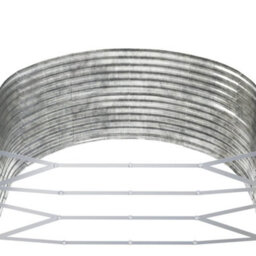 Berkfield Durable Garden Planter Silver 447X140X68 Cm Powder-Coated Steel - thumbnail 5