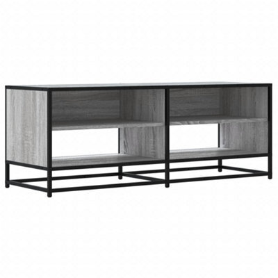 Berkfield Industrial Tv Cabinet Grey Sonoma 120.5X40X46 Cm Engineered Wood And Metal - image 1