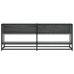 Berkfield Industrial Tv Cabinet Grey Sonoma 120.5X40X46 Cm Engineered Wood And Metal - thumbnail 4