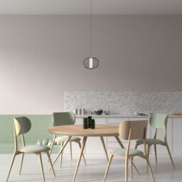Luminosa Lighting Luminosa Rabel Wire Frame Pendant Ceiling Light Matt Black 3000K Warm White - thumbnail 3