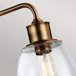Luminosa Lighting Elstead Hobson 3 Light Ceiling Island Chandelier Pendant Bar Light Brass, E27 - thumbnail 5