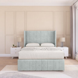 "Sloomy Melbourne Naples Memory Foam Bed Set ,no Drawers, Mattress & 54"" Wingback Headboard With 12"" Footboard - Small Double" - thumbnail 2