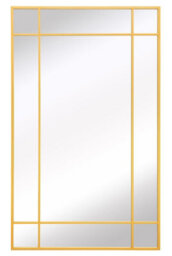"Mirroroutlet - The Genestra - Gold Contemporary Wall & Leaner Garden Mirror 71""x 43"" (180 X 110 Cm)" - thumbnail 3